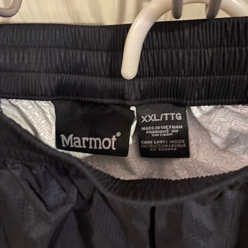 Used 1x Marmot Men’s Black Waterproof Rain Pants
